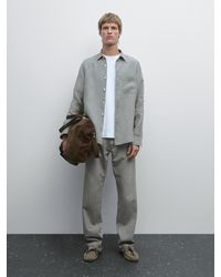 MASSIMO DUTTI - Hemd Im Regular-Fit Mit Tasche - Lyst
