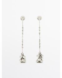 MASSIMO DUTTI - Boucles D'Oreilles Pendantes Pièces - Lyst