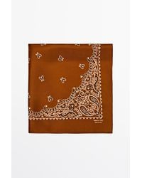 MASSIMO DUTTI - Paisley Print Scarf - Lyst