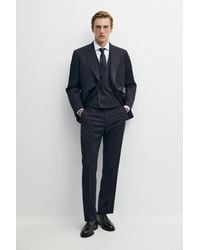 MASSIMO DUTTI - 100% Cool Wool Double-Breasted Suit Blazer - Lyst