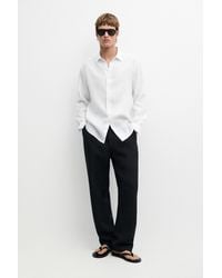 MASSIMO DUTTI - 100% Linen Slim Fit Shirt - Lyst