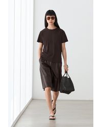 MASSIMO DUTTI - 100% Cotton Short-Sleeve T-Shirt - Lyst