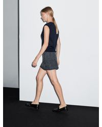 【Massimo Dutti】Textured denim mini skirt On-Trend Style Mid-Rise Denim Mini Skirt | Windsor