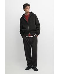 MASSIMO DUTTI - 100% Wool Striped Relaxed Fit Pants - Lyst