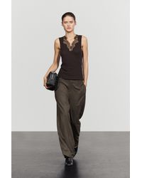 MASSIMO DUTTI - Cotton Blend Camisole Top - Lyst