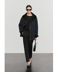 MASSIMO DUTTI - Quilted Corduroy-Collar Parka - Lyst