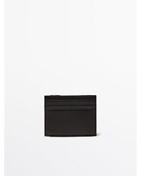 MASSIMO DUTTI - Leather Card Holder - Lyst