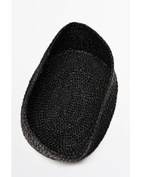 MASSIMO DUTTI - Raffia Pillbox Hat - Lyst