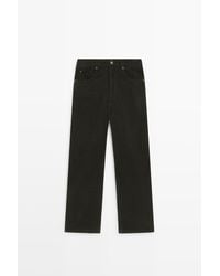 MASSIMO DUTTI - Micro-Corduroy Flare-Fit Pants - Lyst