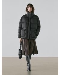 MASSIMO DUTTI - Quilted 80% Down, 20% Feather Puffer Jacket - Lyst