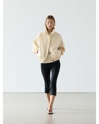 MASSIMO DUTTI - High Neck Bomber Puff Jacket - Lyst