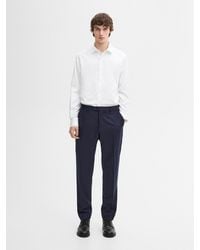 MASSIMO DUTTI - Slim Fit 100% Cotton Shirt - Lyst