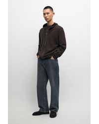 MASSIMO DUTTI - Wool-Blend Knit Hooded Cardigan - Lyst