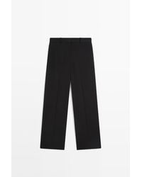 MASSIMO DUTTI - Flowing Straight-Leg Pants - Lyst