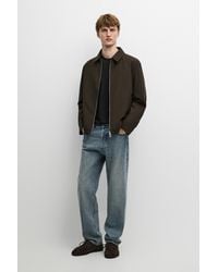 MASSIMO DUTTI - Lightweight Jacket With Collar Detail - Lyst
