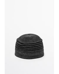 MASSIMO DUTTI - Wool Blend Pillbox Hat - Lyst