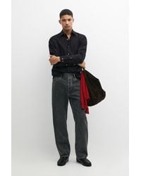 MASSIMO DUTTI - Camicia Regular Fit Twill 100% Cotone - Lyst