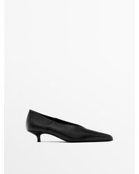 MASSIMO DUTTI - Zachte Nappaleren Pumps - Lyst