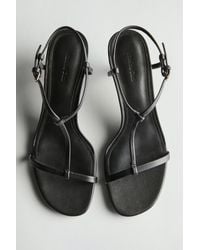 MASSIMO DUTTI - Strappy Mid-Heel Sandals - Lyst