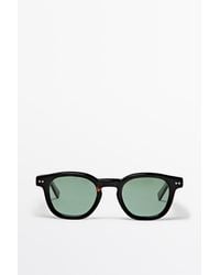 MASSIMO DUTTI - Round Sunglasses - Lyst