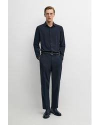 MASSIMO DUTTI - Slim Fit Stretch Shirt - Lyst
