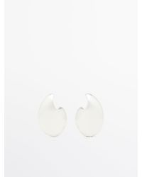 MASSIMO DUTTI - Droplet Detail Earrings - Lyst