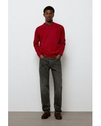 MASSIMO DUTTI - Stonewashed Tapered-Fit Jeans - Lyst
