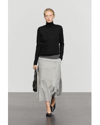MASSIMO DUTTI - Wool-Blend Turtleneck Knit Sweater - Lyst