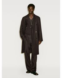 MASSIMO DUTTI - Trench Mezcla Lino - Lyst