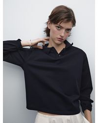 MASSIMO DUTTI - Poloshirt Aus Mercerisierter Baumwolle - Lyst