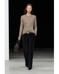 MASSIMO DUTTI - Wool-Blend Long Sleeve T-Shirt - Lyst
