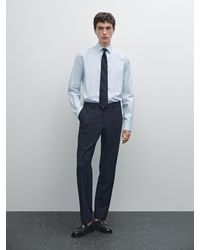 MASSIMO DUTTI - Camisa Oxford Slim Fit 100% Algodón - Lyst