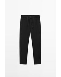 MASSIMO DUTTI - Broek - Lyst