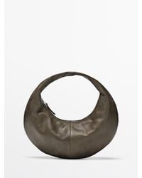 MASSIMO DUTTI - Medium Tas Van Nappaleer - Lyst