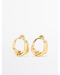 MASSIMO DUTTI - Boucles D'Oreilles Irrégulières - Lyst