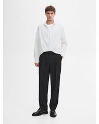 MASSIMO DUTTI - Camicia A Righe Regular Fit 100% Cotone - Lyst