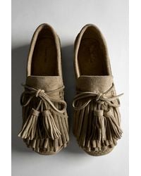MASSIMO DUTTI - Leather Tassel And Fringe Loafer - Lyst