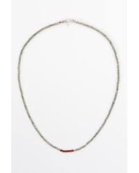 MASSIMO DUTTI - Beaded Detail Mixed Necklace - Lyst