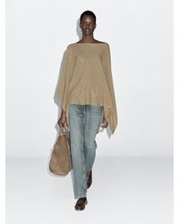 MASSIMO DUTTI - Capa Punto Asimétrica 100% Lana - Lyst