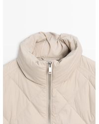 MASSIMO DUTTI - Short Water-Repellent Down Jacket - Lyst