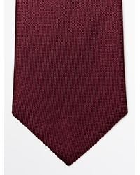 MASSIMO DUTTI - 100% Silk Textured Tie - Lyst