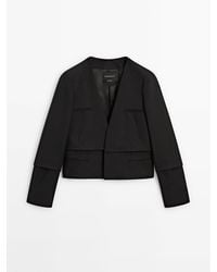 MASSIMO DUTTI - Jacket With Double Pocket Detail - Lyst