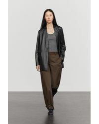 MASSIMO DUTTI - Pants With Tab Hem Detail - Lyst