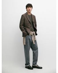 MASSIMO DUTTI - 100% Linen Blazer With Pocket Details - Lyst