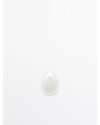 MASSIMO DUTTI - Ring With Teardrop Detail - Lyst