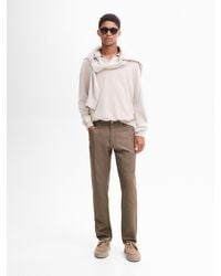 MASSIMO DUTTI - Knit Sweater With Polo Collar - Lyst