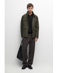 MASSIMO DUTTI - Down Jacket With Pocket Detail - Lyst