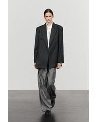 MASSIMO DUTTI - 100% Wool Pinstripe Suit Blazer - Lyst