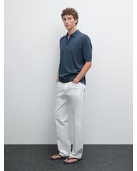 MASSIMO DUTTI - Polo Punto Manga Corta - Lyst