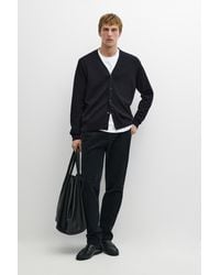 MASSIMO DUTTI - 100% Cashmere Button-Up Knit Cardigan - Lyst